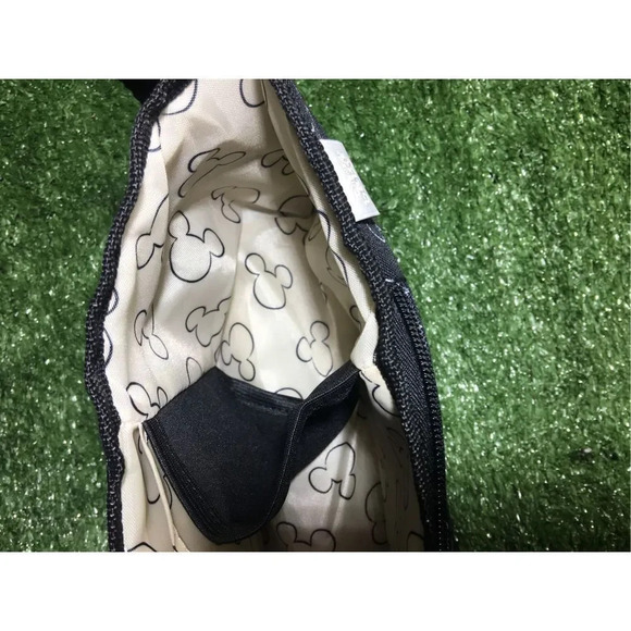 Disney Mickey Mouse baby stroller bag organize black/white baby toddler - Picture 6 of 9